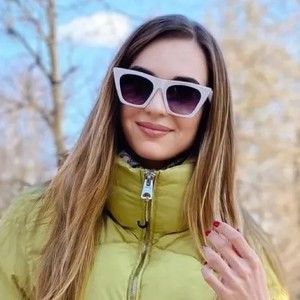 Oversized White Cat Eye Sunglasses